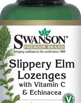 Swanson Premium Slippery Elm Lozenges Sugar Free 60 Lozenges Sale