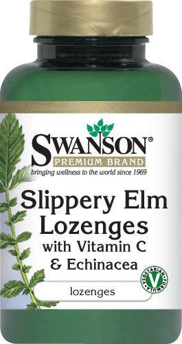 Swanson Premium Slippery Elm Lozenges Sugar Free 60 Lozenges Sale