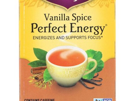 Yogi Tea Perfect Energy Vanilla Spice 16 Tea Bags 1.12 oz (32g) Online Hot Sale