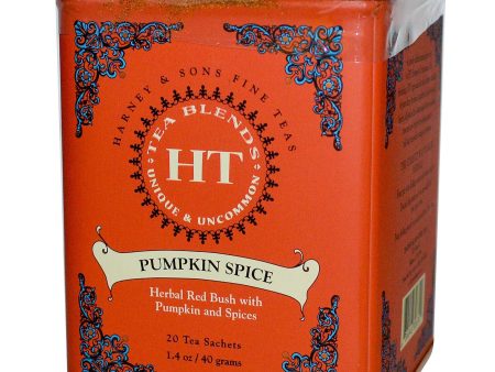 Harney & Sons, Tea Blends, Pumpkin Spice, 20 Tea Sachets, 1.4 oz, 40 g Online now