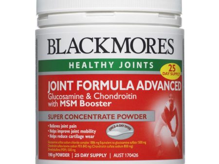 Blackmores Joint Formula Advanced With Msm Booster Powder 190g on Sale