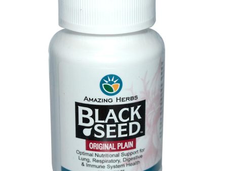 Amazing Herbs Black Seed Original Plain 100 Capsules For Cheap