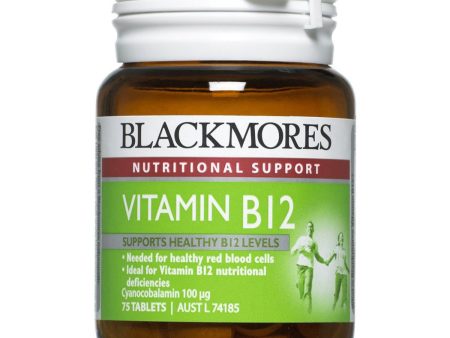 Blackmores Vitamin B12 100Mcg 75 Tablets For Discount