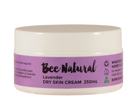 Bee Natural Dry Skin Cream Lavender 250ml For Discount