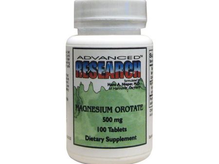 Advanced Research Magnesium Orotate 500mg 100 Tablets Online Sale