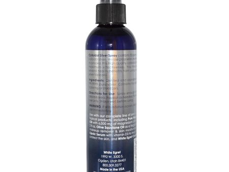 White Egret Personal Care Colloidal Silver Spray 30 ppm 237ml For Cheap