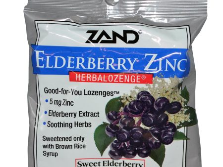 Zand, Elderberry Zinc, Herbalozenge Sweet Elderberry, 15 Lozenges Online now