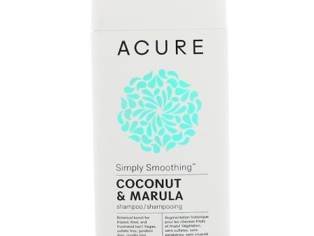 Acure Simply Smoothing Shampoo Coconut & Marula 12 fl oz (354ml) Sale