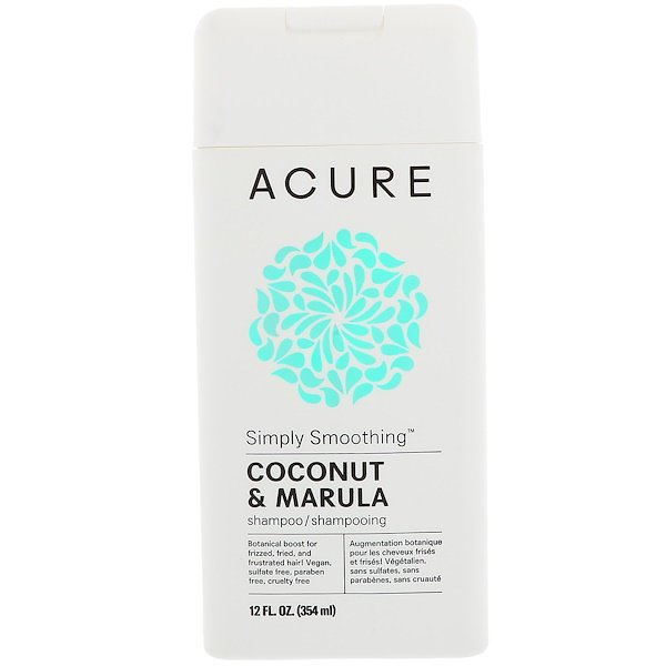 Acure Simply Smoothing Shampoo Coconut & Marula 12 fl oz (354ml) Sale