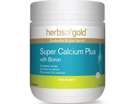 Herbs Of Gold Super Calcium Plus With Boron 180 Tablets For Cheap