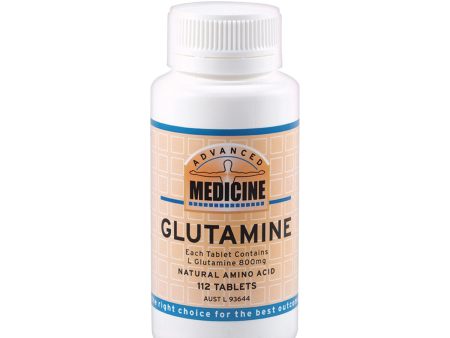 Advanced Medicine Glutamine 800Mg 112 Tablets For Sale