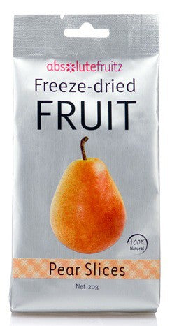 Absolute Fruitz, Freeze-Dried Fruit, Pear Slices, 20 g Online