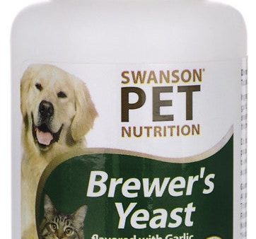 Swanson Pet Nutrition, Brewer s Yeast with Garlic 100 Chewables For Discount