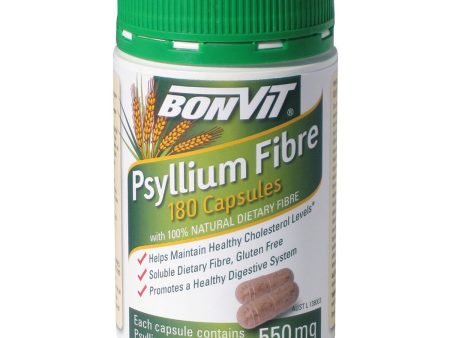 Bonvit Psyllium Fibre 550Mg 180 Capsules Online now