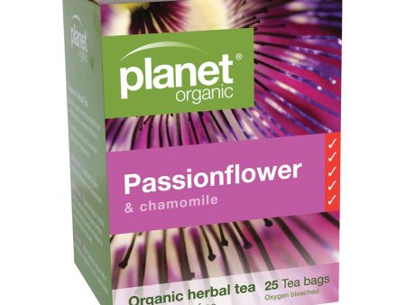 Planet Organic Passionflower Herbal Tea x 25 Tea Bags For Discount