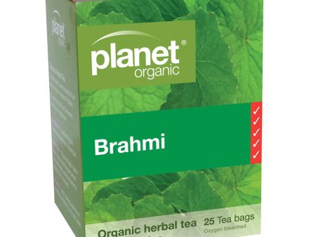 Planet Organic Brahmi Herbal Tea x 25 Tea Bags Hot on Sale