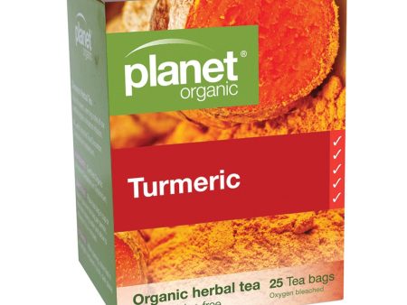 Planet Organic Turmeric Herbal Tea x 25 Tea Bags For Sale