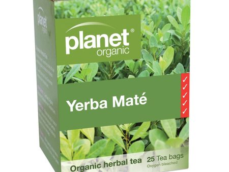 Planet Organic Yerba Mate Herbal Tea x 25 Tea Bags Sale