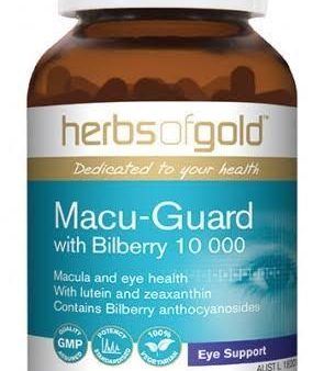 Herbs of Gold Macu Guard with Bilberry 60 Veggie Capsules Online