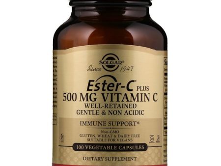 Solgar Ester-C Plus Vitamin C 500mg 100 Vegetable Capsules For Cheap