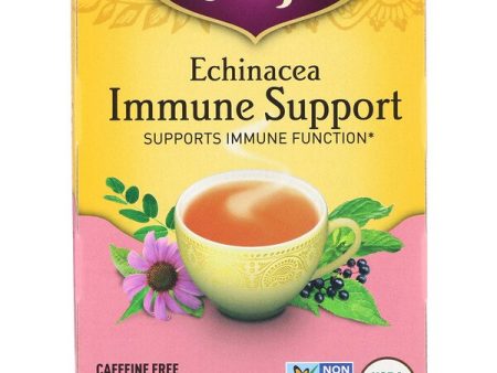 Yogi Tea Echinacea Immune Support Caffeine Free 16 Tea Bags .85 oz (24g) Supply