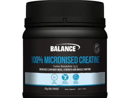 Balance Micronised Creatine 500g on Sale