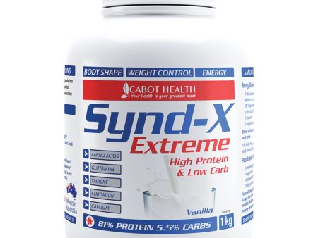 Cabot Health Synd-xExtreme (High Protein & Low Carb) Vanilla 1Kg Discount