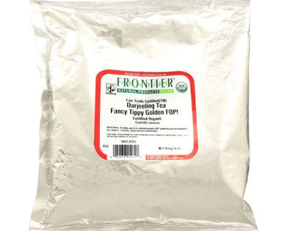 Frontier Natural Products Organic Darjeeling Tea 1 lb Supply