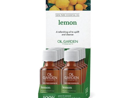 Oil Garden Lemon 25ml x 8 Counter Unit on Sale