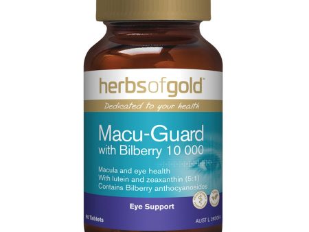 Herbs Of Gold Macu-Guard With Bilberry 10 000, 90 Tablets Online Hot Sale