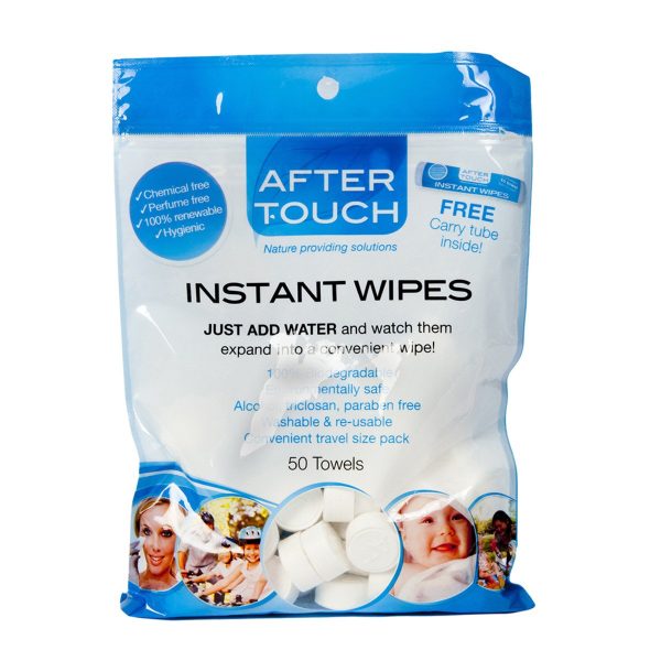 After Touch Instant Wipes 50 Pack Bag Online Hot Sale