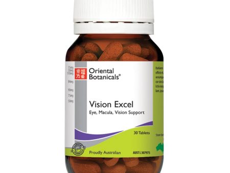 Oriental Botanicals Vision Excel 30 Tablets Sale