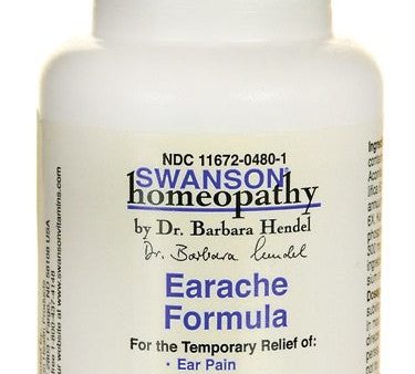 Swanson Homeopathy Earache Formula 100 Tablets on Sale