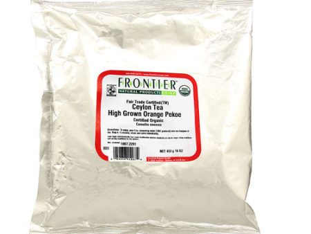 Frontier Natural Products Organic Ceylon Tea High Grown Orange Pekoe 1 lb Fashion