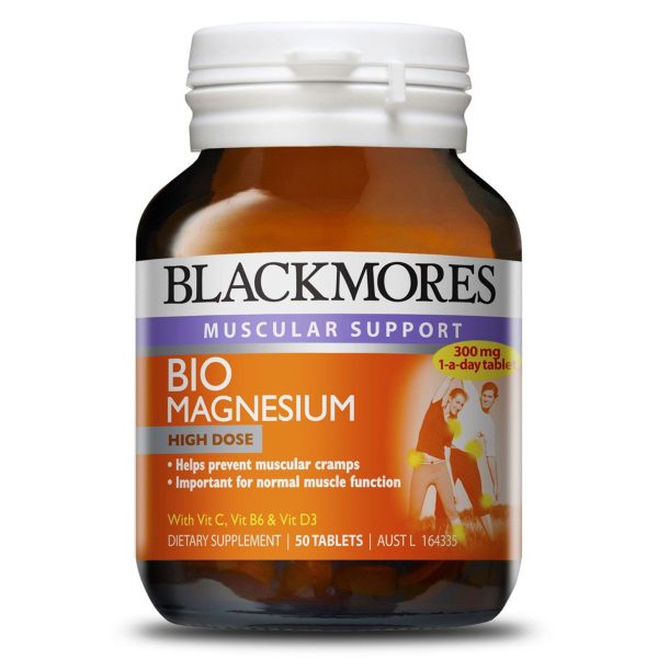 Blackmores Bio Magnesium 50 Tablets on Sale