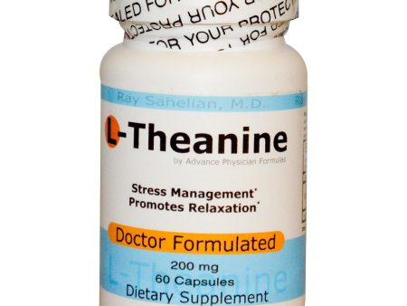 Advance Physicians Formula Inc L-Theanine 200mg 60 Capsules Sale