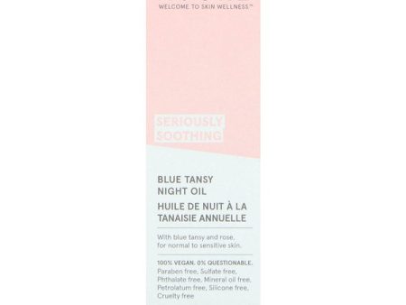 Acure Seriously Soothing Blue Tansy Night Oil 1 fl oz (30ml) on Sale