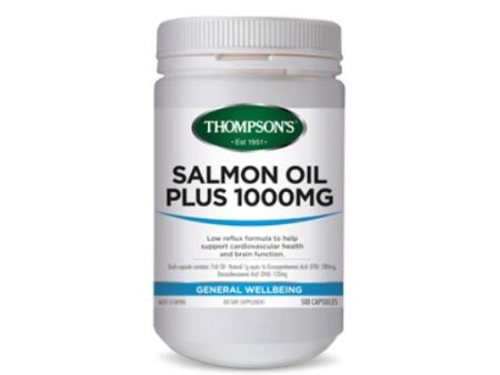 Thompson s Salmon Oil 1000mg 500 Capsules Online Hot Sale