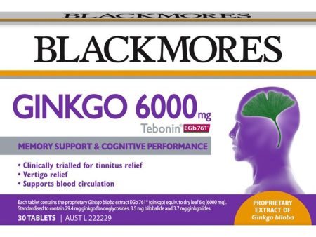 Blackmores Tebonin Egb 761, 30 Tablets Fashion