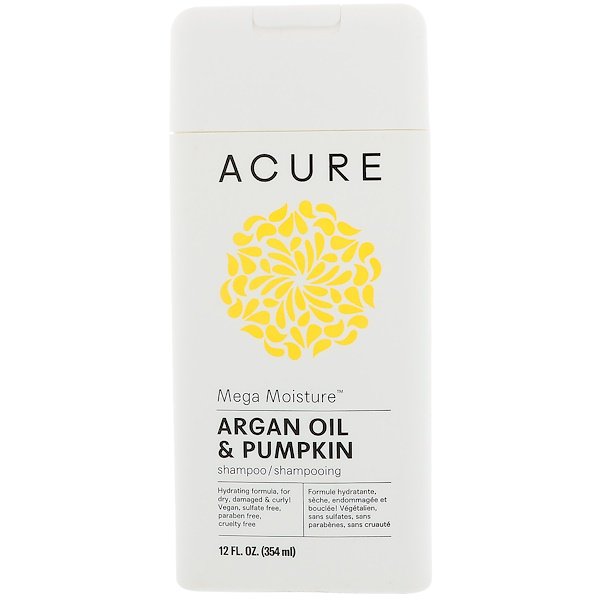 Acure Mega Moisture Shampoo Argan Oil & Pumpkin 12 fl oz (354ml) For Cheap