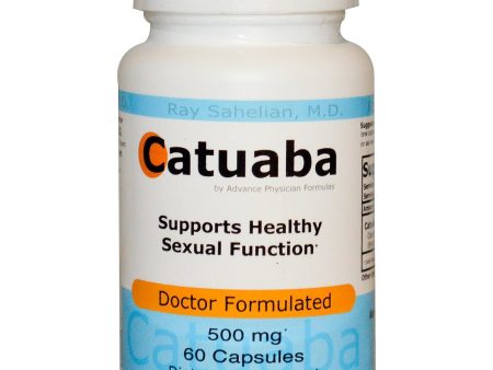 Advance Physicians Formulas, Inc., Catuaba, 500 mg, 60 Capsules Cheap