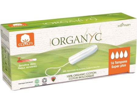 Organyc Tampons Super Plus x 16 Pack Fashion