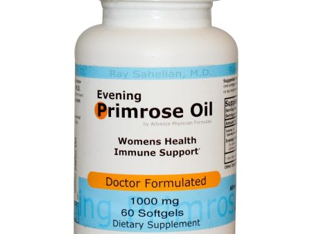 Advance Physician Formulas, Inc., Evening Primrose Oil, 1000 mg, 60 Softgels Discount