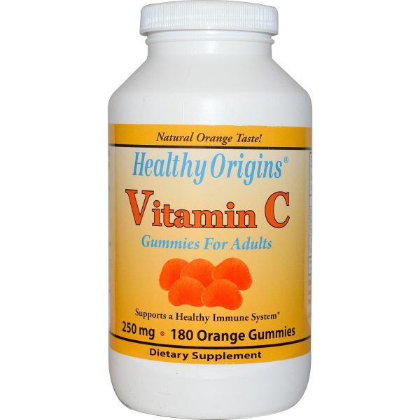 Healthy Origins, Vitamin C Gummies for Adults, 180 Orange Gummies Sale