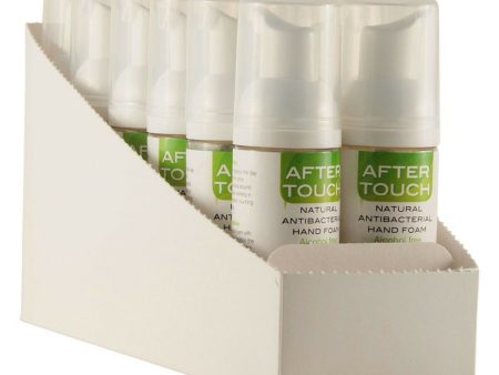 After Touch Natural Hand Sanitising Foam 50ml X 12 Pack Supply