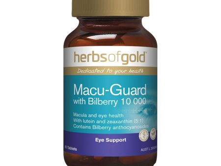 Herbs Of Gold Macu-Guard With Bilberry 10 000, 60 Tablets Online Hot Sale