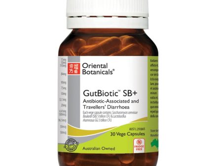 Oriental Botanicals Gutbiotic Sb + 30 Veggie Capsules Discount