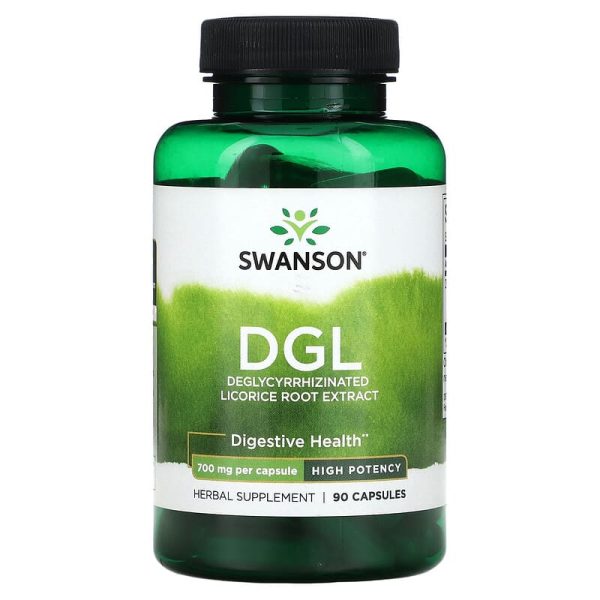 Swanson, DGL, High Potency, 700 mg, 90 Capsules on Sale