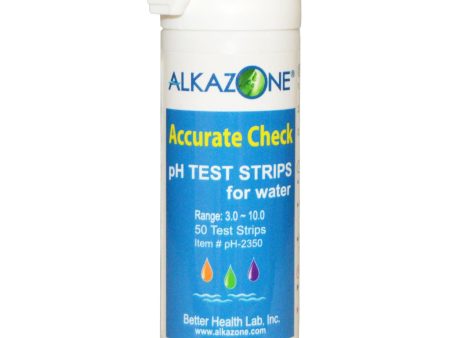 Alkazone Accurate Check pH Test Strips for Water 50 Test Strips For Sale