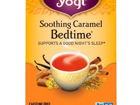 Yogi Tea Soothing Caramel Bedtime Caffeine Free 16 Tea Bags 1.07 oz (30g) For Discount